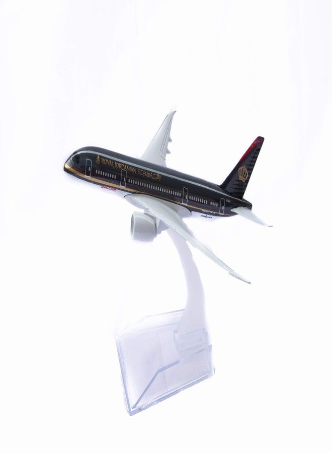 Toytle Royal Jordanian Boeing 787 Dream Liner 16 Cm Diecast Alloy Metal Aircraft Model, Multicolor - Image 2
